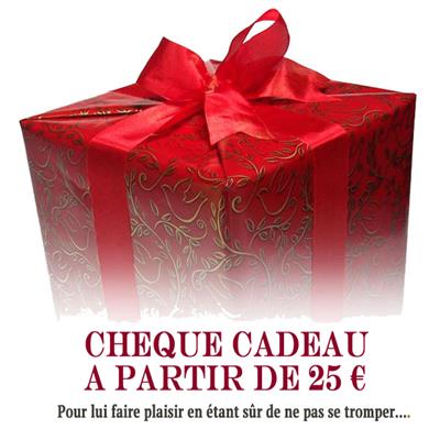 Cheque cadeau personnalisé