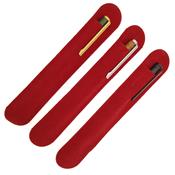 Lot de 12 Tubes velours Rouges